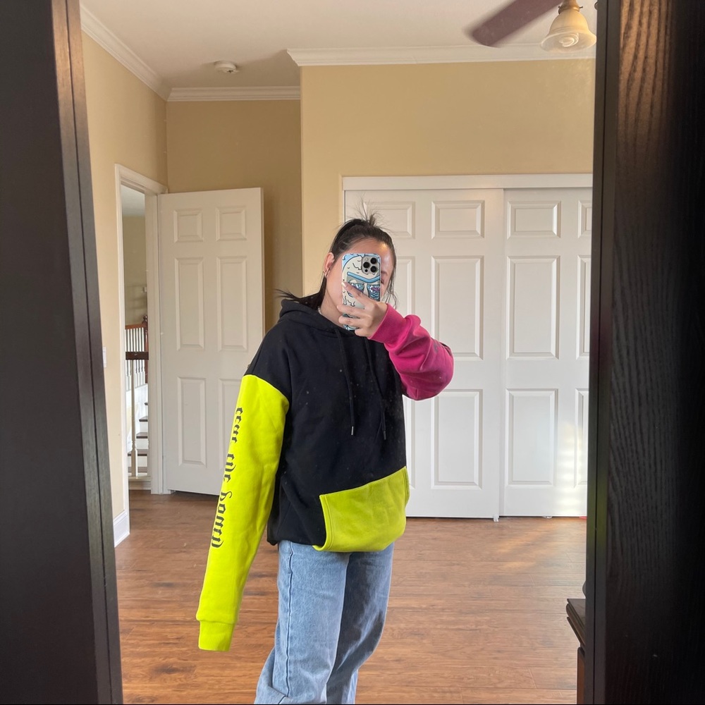 Retro Vibes Color Block Hoodie - image 2